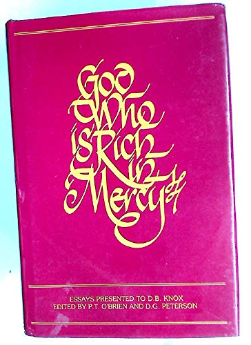 God Who Is Rich in Mercy (UsedCopy)
