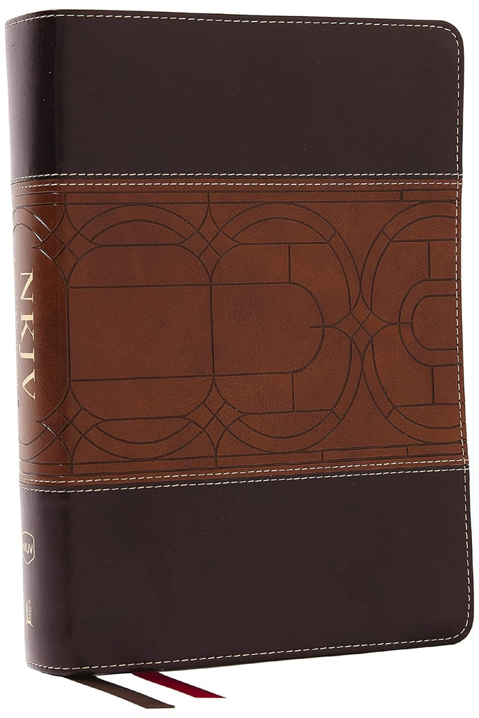 NKJV Study Bible - Leathersoft, Brown