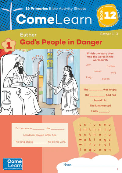 Come Learn Primaries Book 12 - Activity Sheets