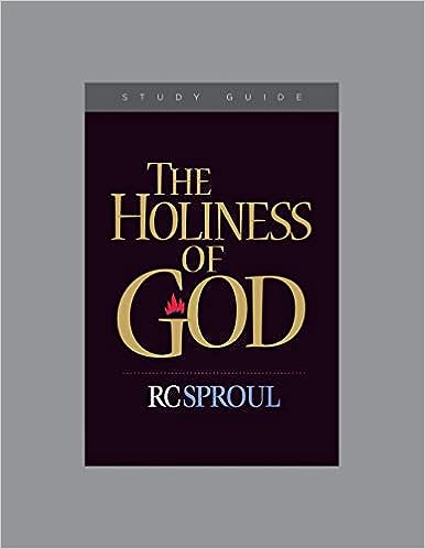 The Holiness of God (Study guide)