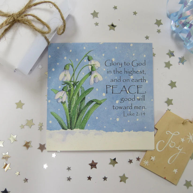 Snowdrops Pack of 5 Christmas Cards