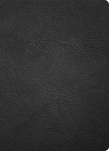 KJV Study Bible, Full-Color, Black Premium Leather, Red Letter, Study Notes, Articles, Illustrations, Ribbon Marker, Easy to read Bible font