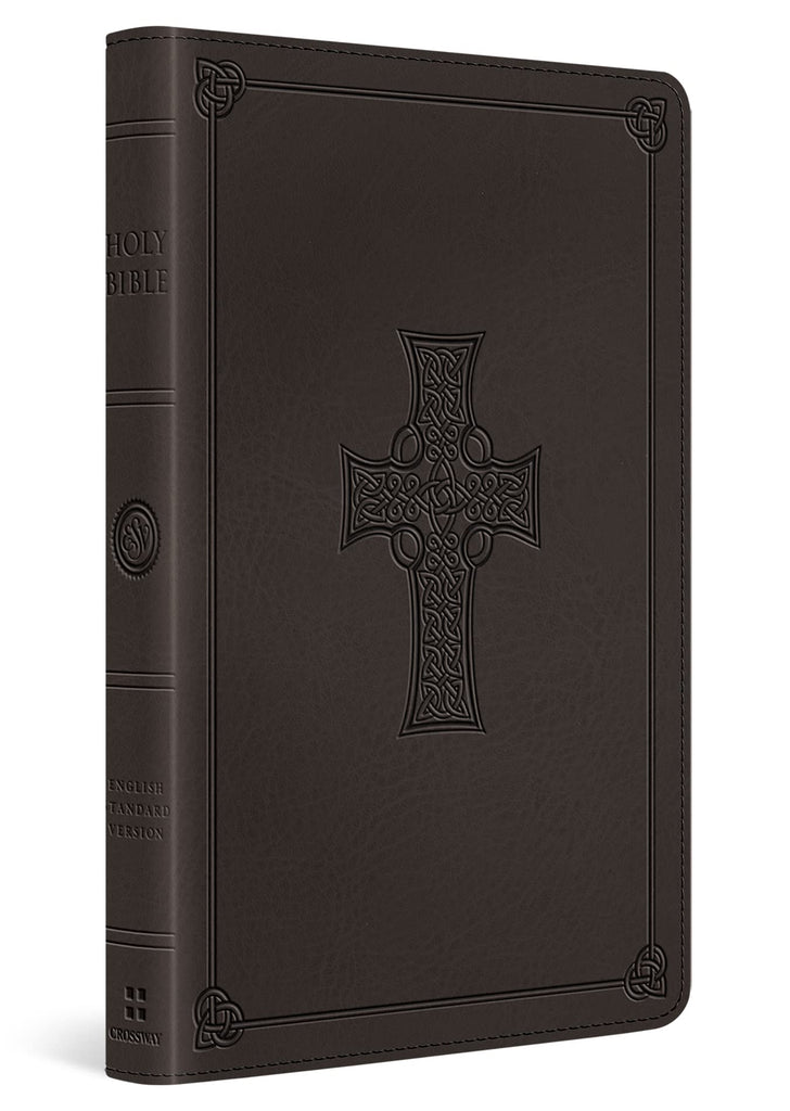 ESV Thinline Bible (TruTone, Charcoal, Celtic Cross Design)
