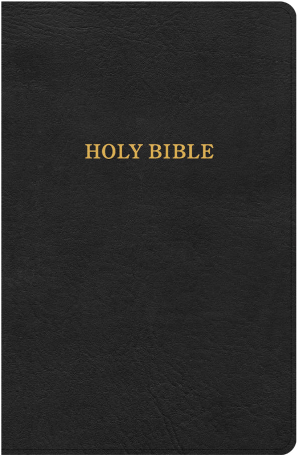 KJV Thinline Bible - Black, Leathertouch