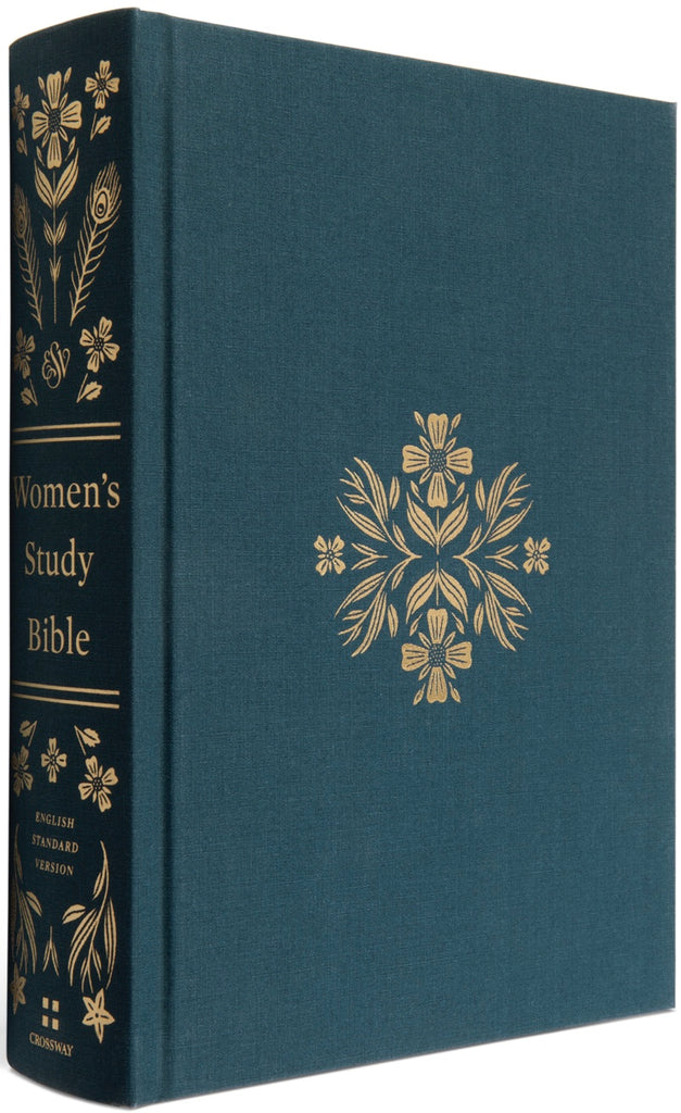 ESV Women’s Study Bible - Cloth over Board, Dark Teal