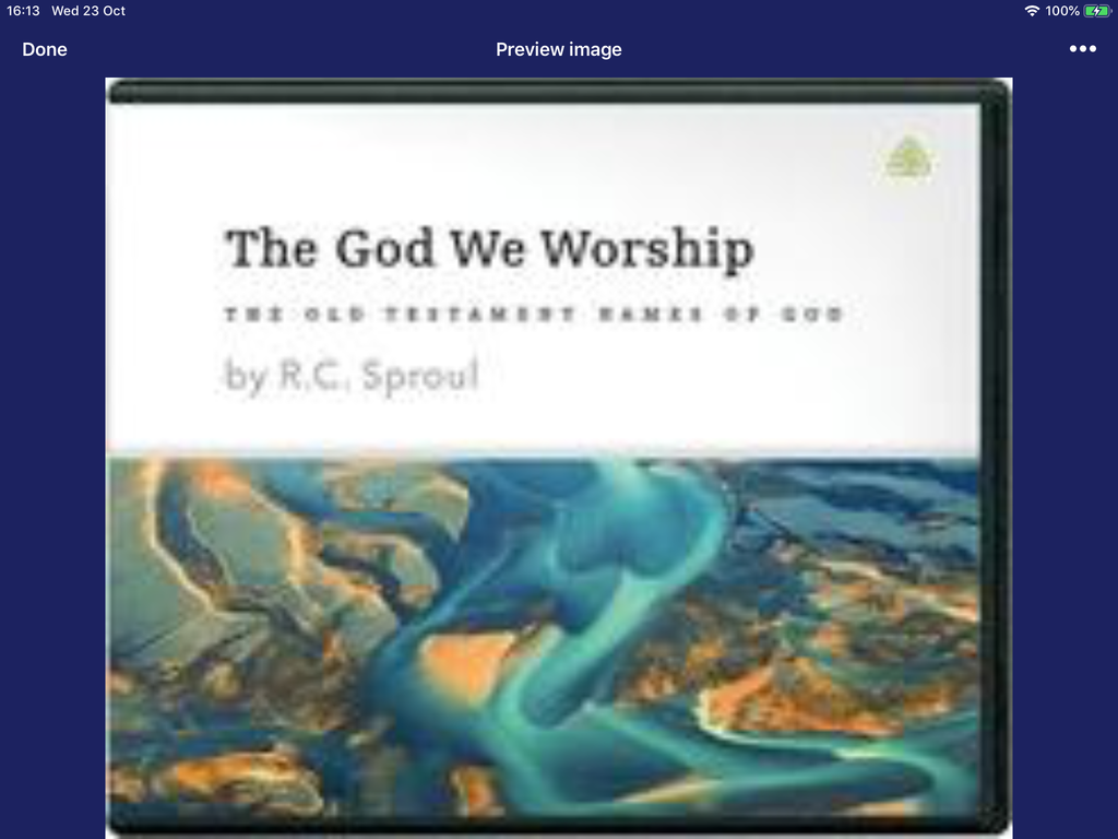 The God We Worship DVD