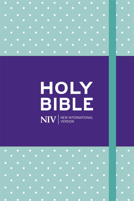 NIV Notebook Pocket Bible - Mint, Polka-dot