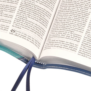 KJV Widsor Text Bible - Two Tone, Blue