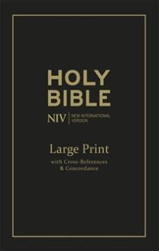 NIV Large Print Single Column Deluxe