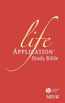 NIV Life Application Study Bible Large Print