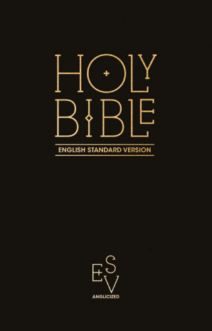 ESV Pew Bible (Anglicised) - Hardback, Black