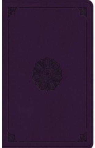 ESV VALUE LARGE PRINT COMPACT BIBLE, LAVENDER