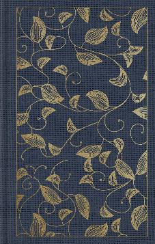 ESV Student Study Bible: Cloth over Board, Navy, Vine Design