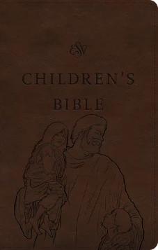 ESV Children's Bible - Trutone, Brown, Let the Children Come Design