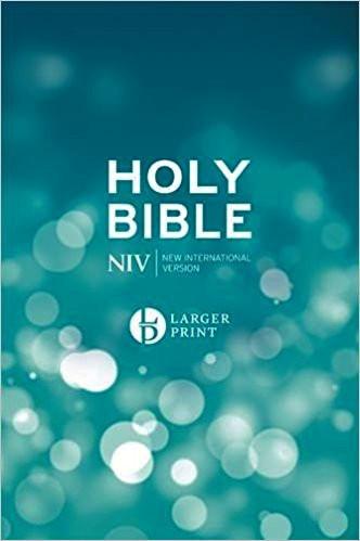 NIV Large Print Bible - Hardback