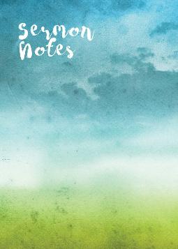 Sermon Notes - Water Colour