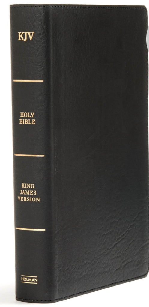 KJV Large Print Personal Size Reference Bible - Black, LeatherTouch