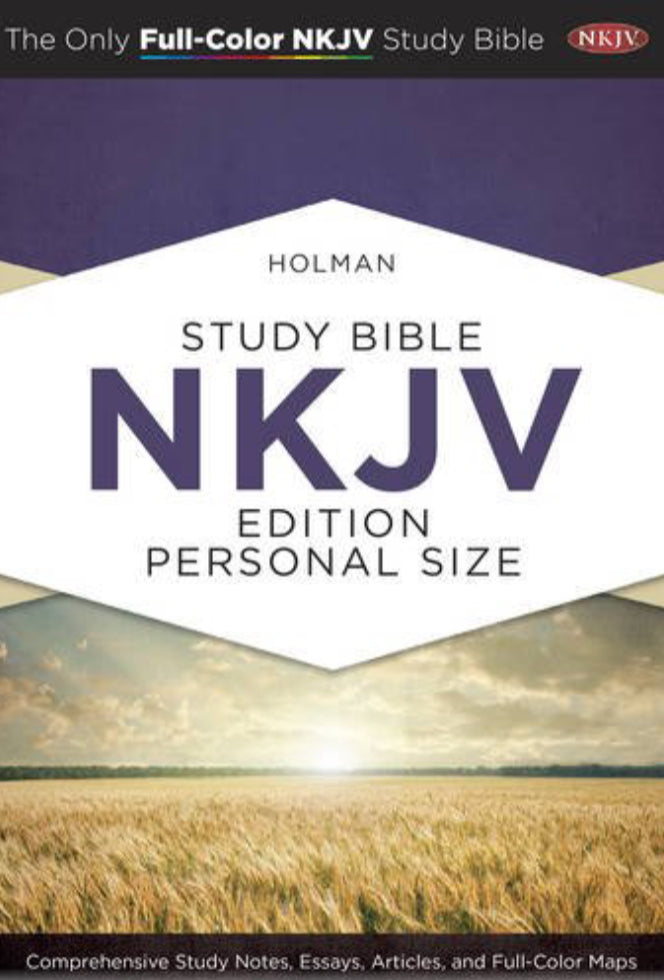NKJV Study Bible - Personal Size, Hardback