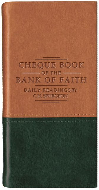 Cheque Book of the Bank of Faith - Tan/Green