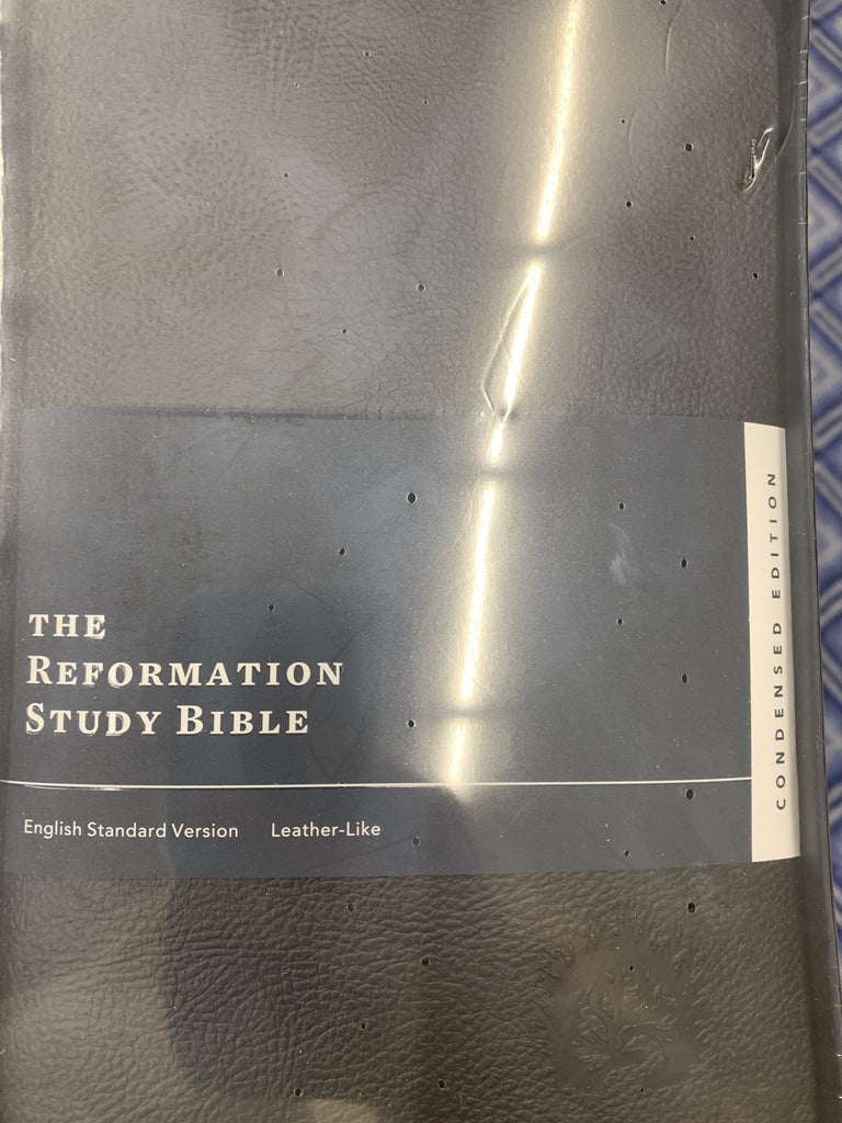 Reformation study bible - leather-like, black