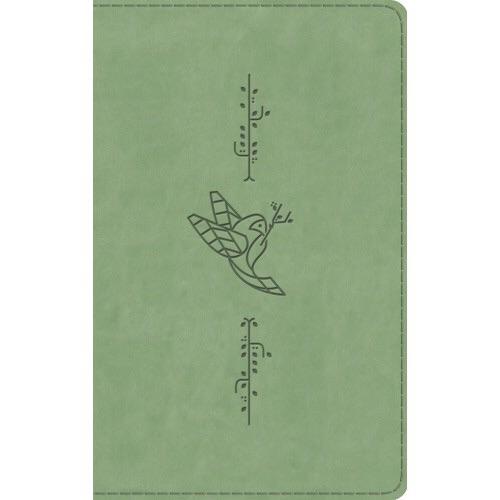 ESV Kid’s Thinline Bible - TruTone, Bird of the Air design, Green