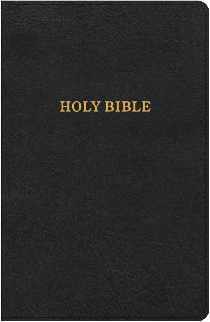 KJV - Thinline Reference Bible: Black, Bonded Leather