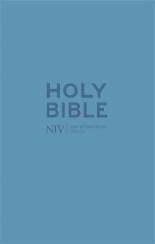 NIV Pocket Cyan Soft-tone Bible with Zip