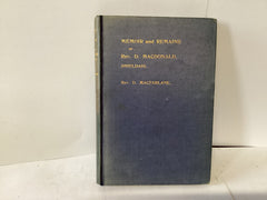 Memoir and Remains of Rev. MacDonald (John Gowan Collection)