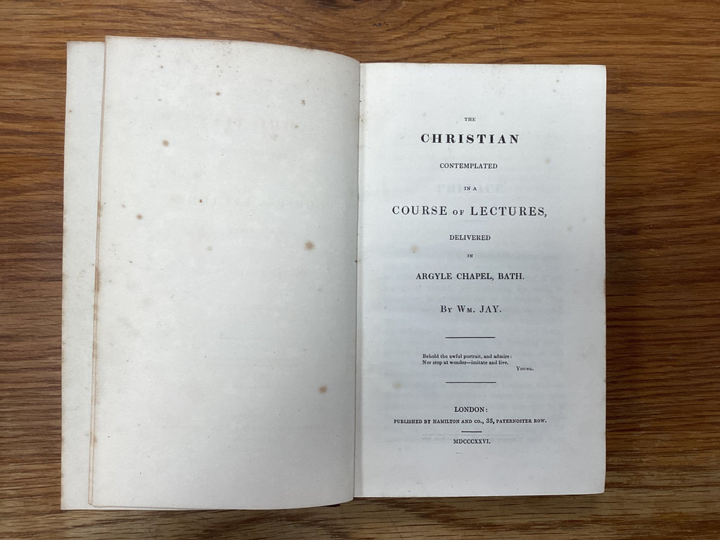 The Christian Contemplated (The John Gowan Collection)