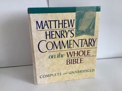 Matthew Henry’s Commentary on the Whole Bible (John Gowan Collection)