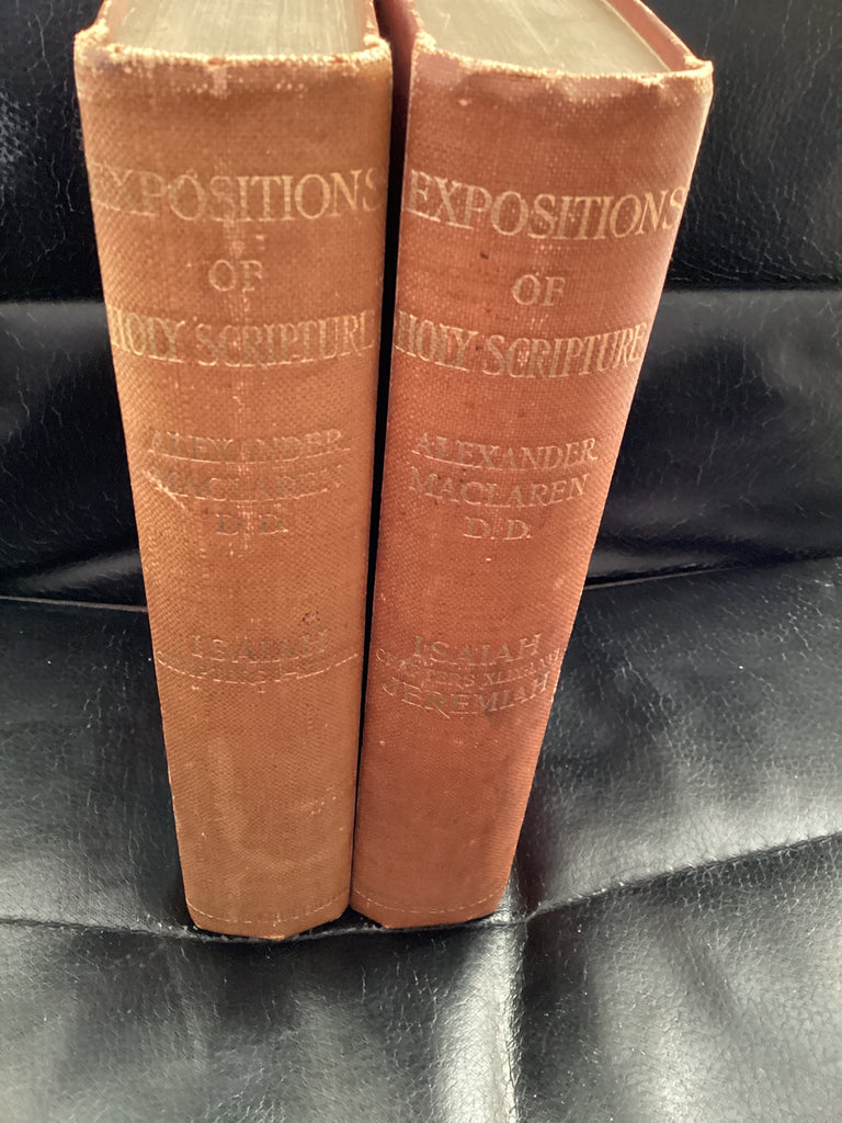 Expositions of Holy Scripture: Isaiah-Jeremiah; Two Volumes (Used Copies)