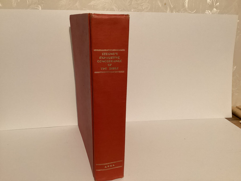 Strongs Exhaustive Concordance of the Bible (John Gowan Collection)