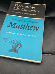 Matthew - The Cambridge Bible Commentary (Used Copy)