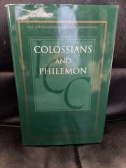 Colossians and Philemon:  International Critical Commentary (Used Copy)