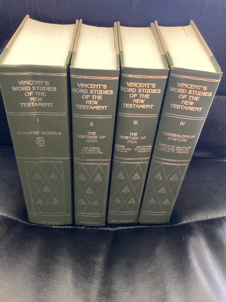 Vincent's Word Studies of the New Testament: 4 Volumes (Used Copies)