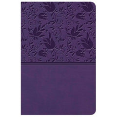 KJV Large Print Compact Reference Bible - Purple, LeatherTouch