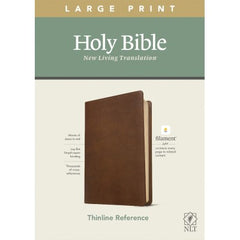 NLT Large Print Thinline Reference Bible, Filament Edition