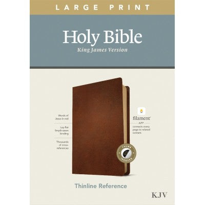 KJV Large Print Thinline Reference Bible, Filament Enabled E