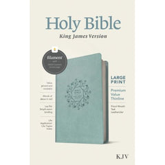 KJV Large Print Premium Value Thinline Bible, Filament Enabl