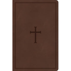 KJV Thinline Bible, Brown LeatherTouch