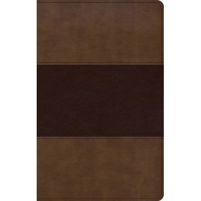 KJV Thinline Reference Bible - Saddle Brown, LeatherTouch