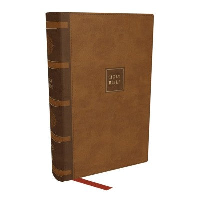 NKJV Compact Paragraph-Style Reference Bible, Brown