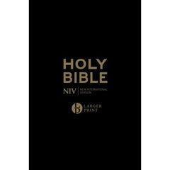 NIV Larger Print Personal Black Leather Bible