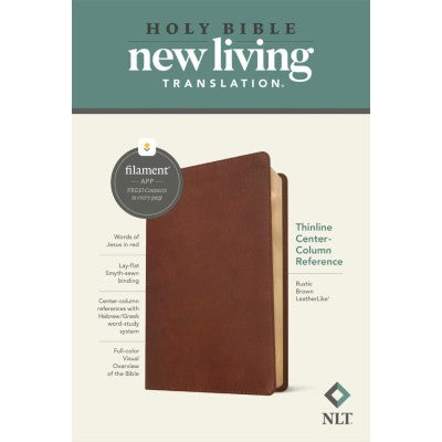 NLT Thinline Center-Column Reference Bible, Filament Edition