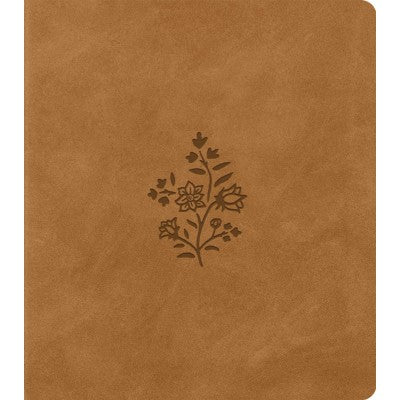 ESV Journaling Study Bible, Nubuck Caramel