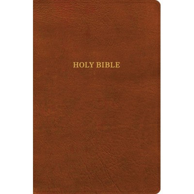 KJV Giant Print Reference Bible, Burnt Sienna Leathertouch