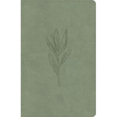 KJV Thinline Bible, Sage Suedesoft Leathertouch