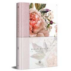 KJV Holy Bible, Large Print Medium Format, Pink