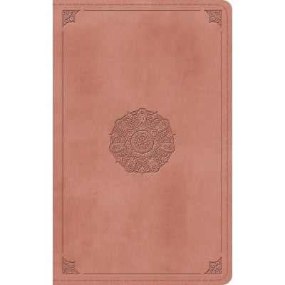 ESV Thinline Bible, Blush Rose, Emblem Design