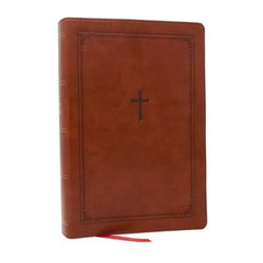 KJV Giant Print End-Of-Verse Reference Bible, Brown